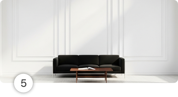 Complement many interior styles from minimalist to classic